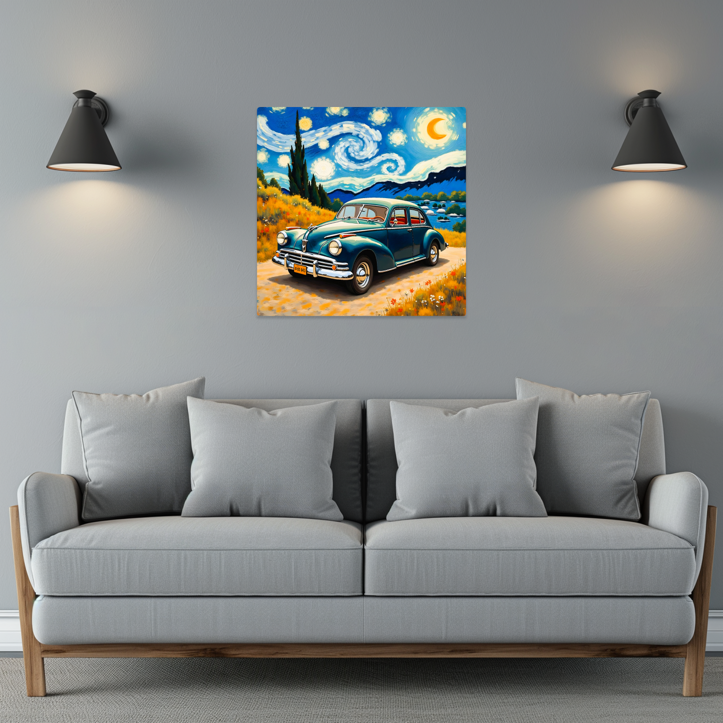 Motor Car 9, Printed on aluminium to enhance colour and detail, unique prints, an enduring gift...