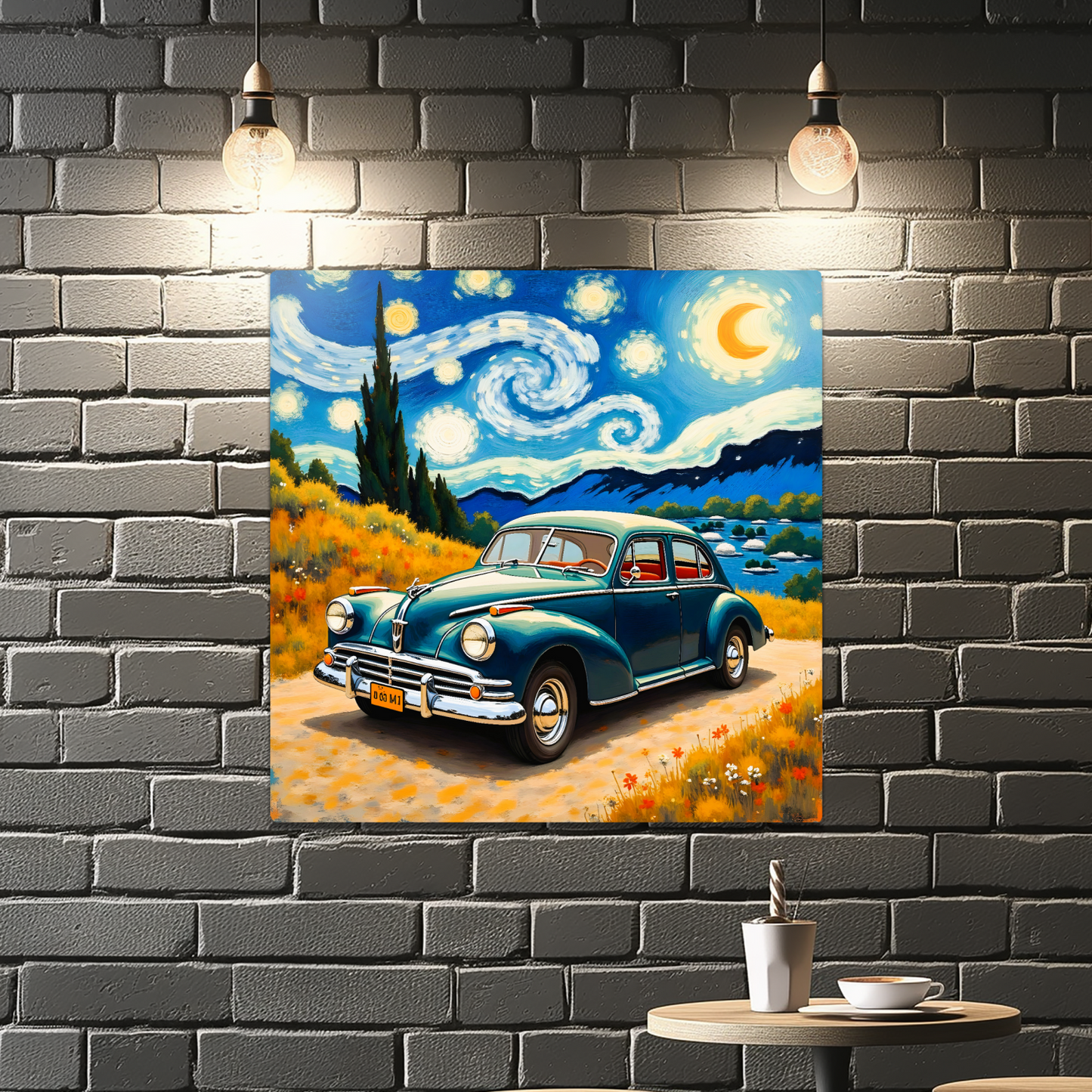 Motor Car 9, Printed on aluminium to enhance colour and detail, unique prints, an enduring gift...