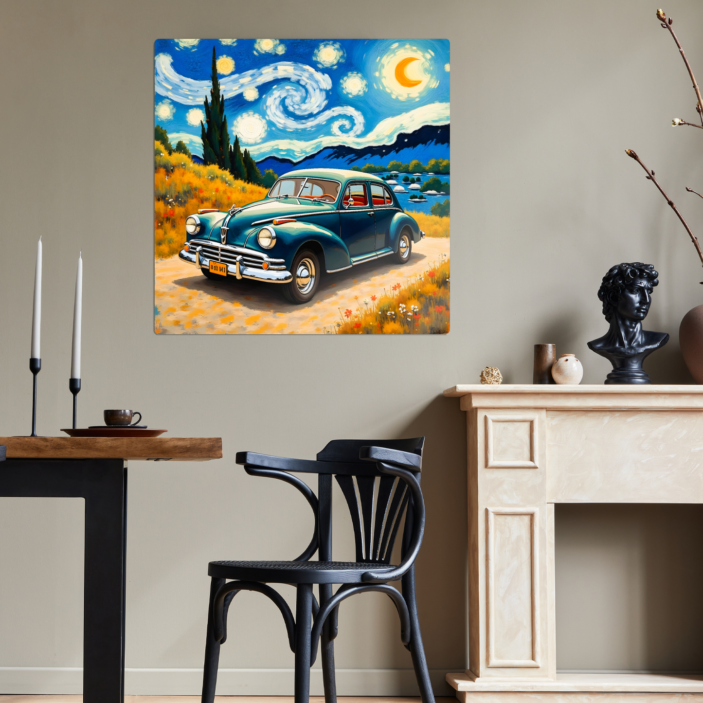 Motor Car 9, Printed on aluminium to enhance colour and detail, unique prints, an enduring gift...