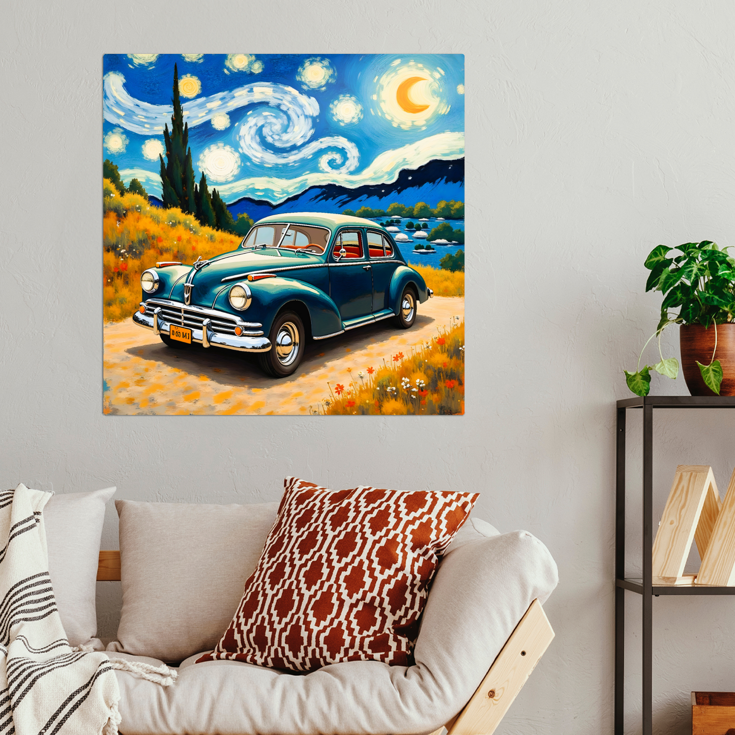 Motor Car 9, Printed on aluminium to enhance colour and detail, unique prints, an enduring gift...
