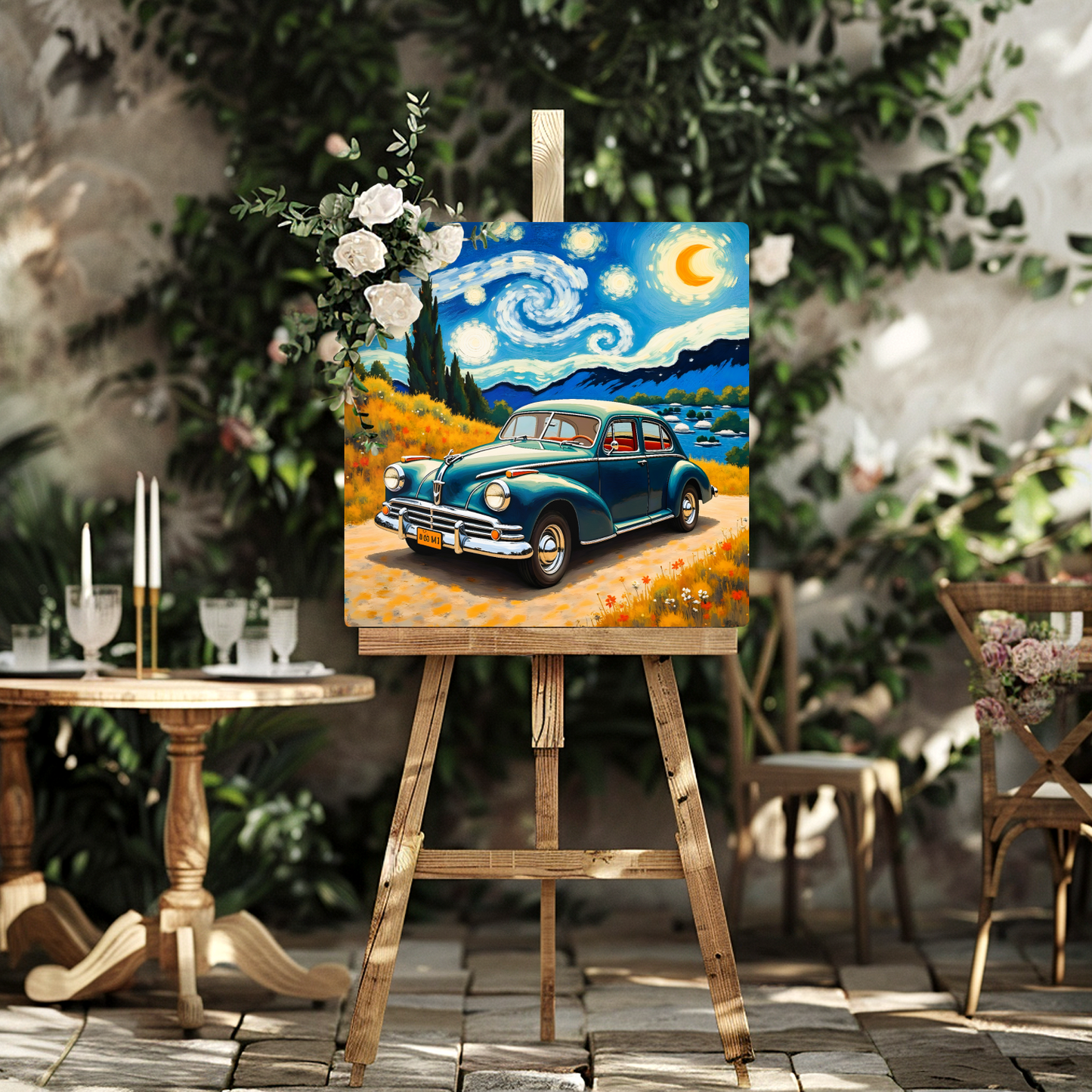 Motor Car 9, Printed on aluminium to enhance colour and detail, unique prints, an enduring gift...