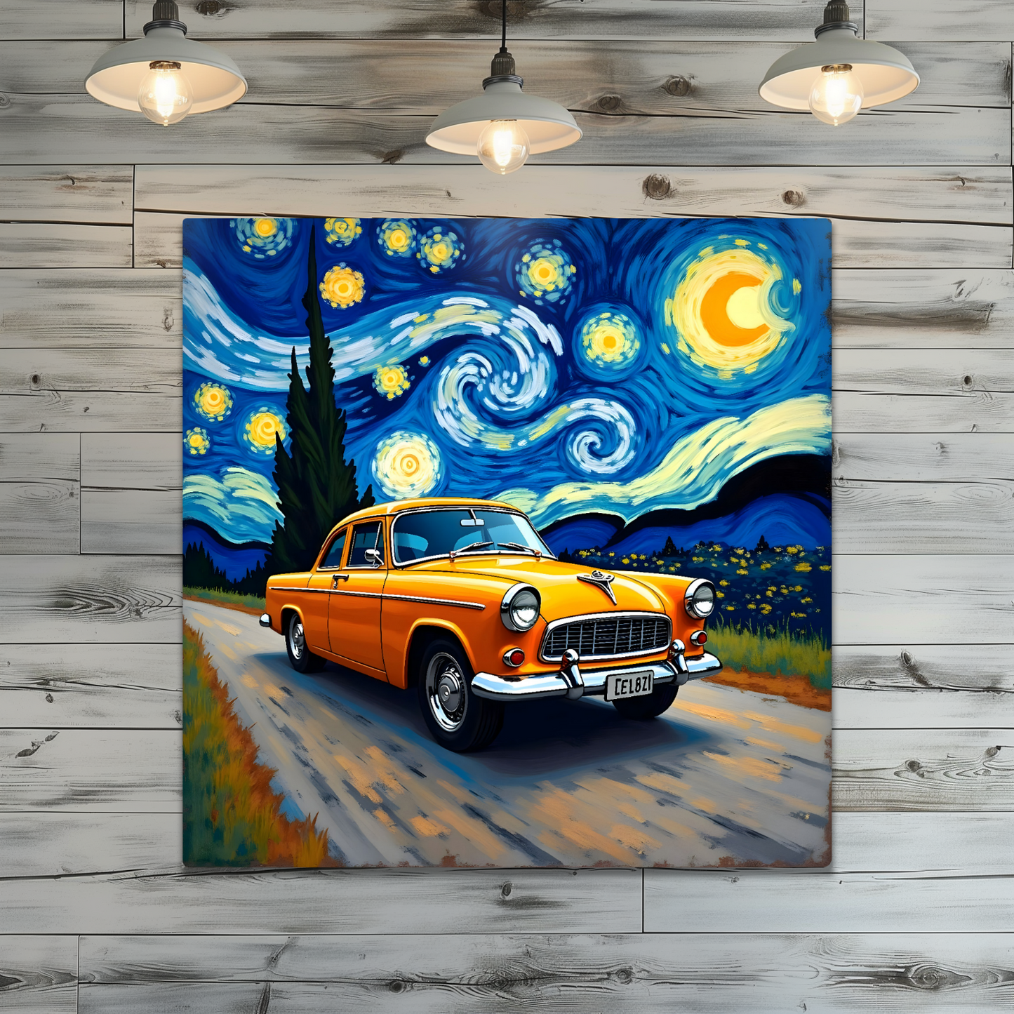 Motor Car 10, Printed on aluminium to enhance colour and detail, unique prints, an enduring gift...