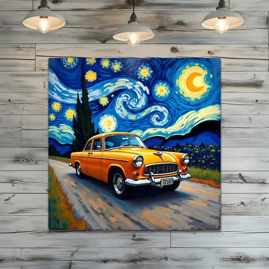Motor Car 10, Printed on aluminium to enhance colour and detail, unique prints, an enduring gift...