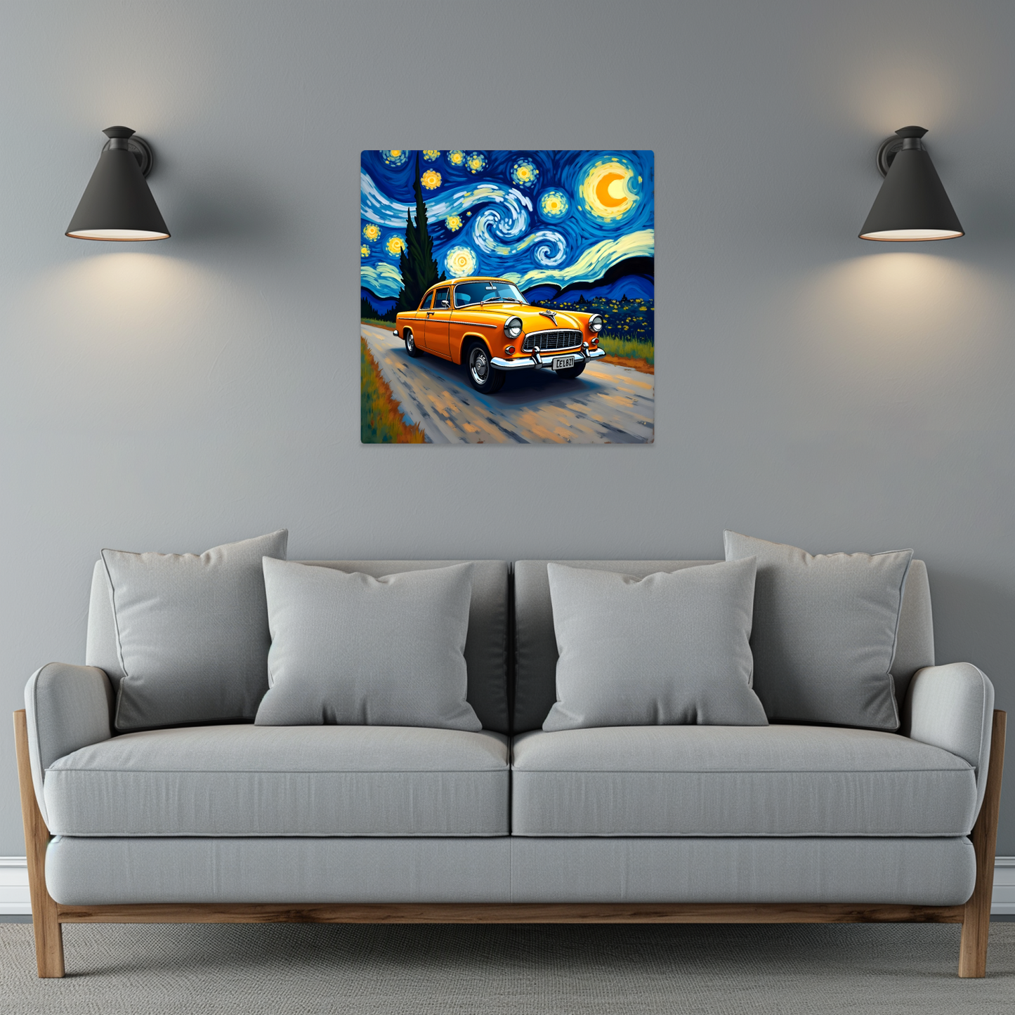 Motor Car 10, Printed on aluminium to enhance colour and detail, unique prints, an enduring gift...