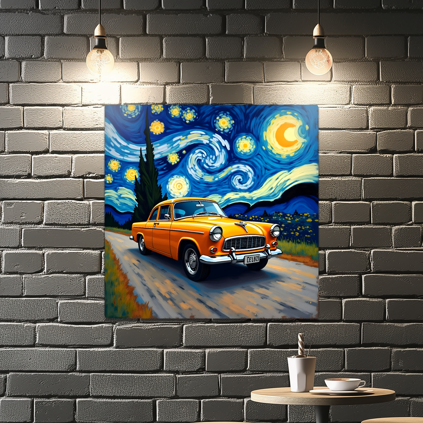 Motor Car 10, Printed on aluminium to enhance colour and detail, unique prints, an enduring gift...
