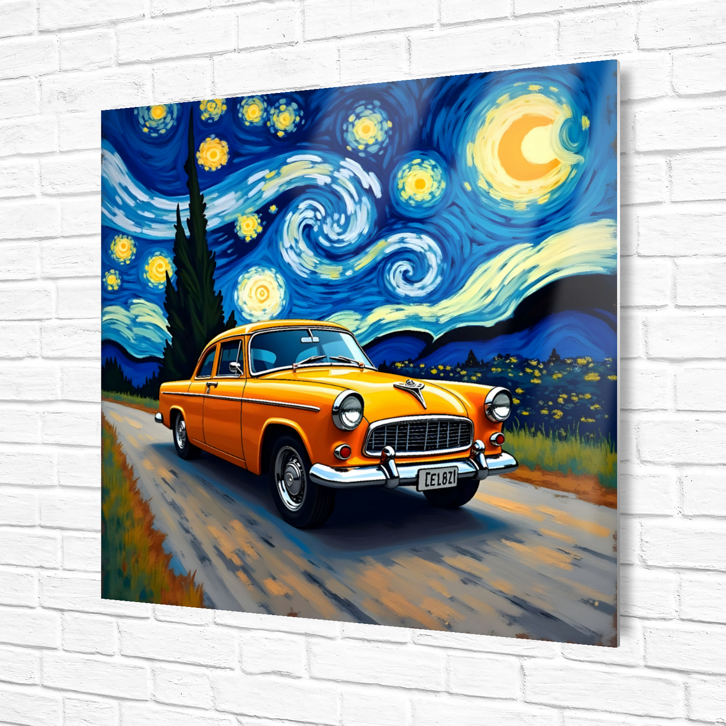 Motor Car 10, Printed on aluminium to enhance colour and detail, unique prints, an enduring gift...