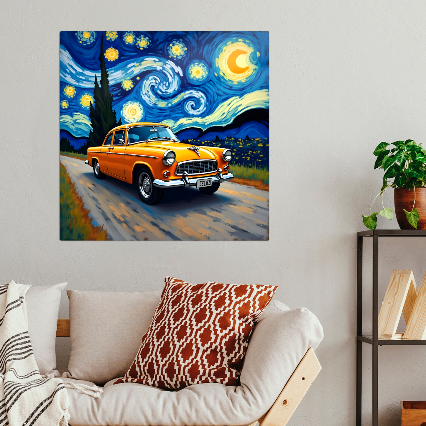 Motor Car 10, Printed on aluminium to enhance colour and detail, unique prints, an enduring gift...