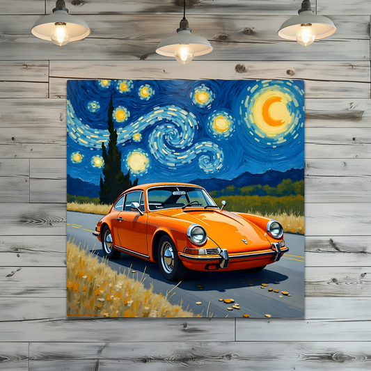 Motor Car 11, Printed on aluminium to enhance colour and detail, unique prints, an enduring gift...