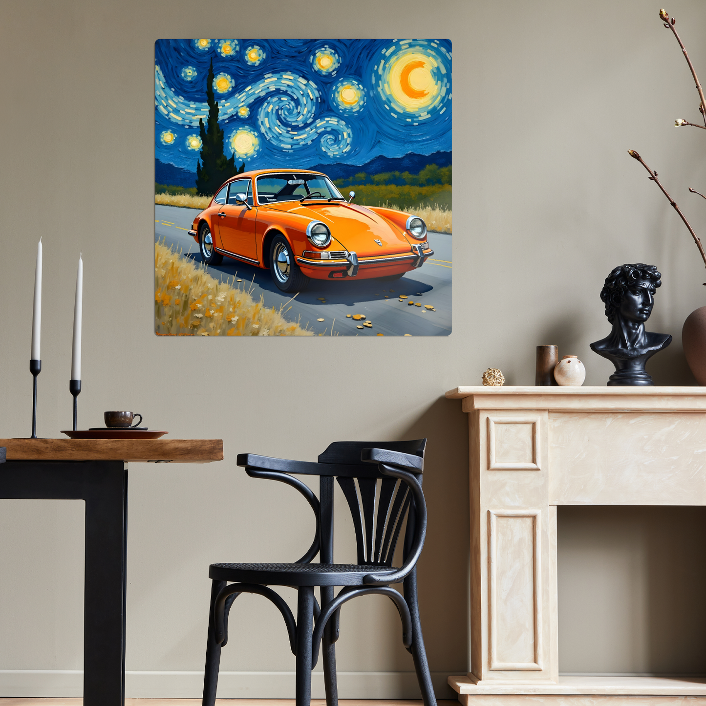 Motor Car 11, Printed on aluminium to enhance colour and detail, unique prints, an enduring gift...