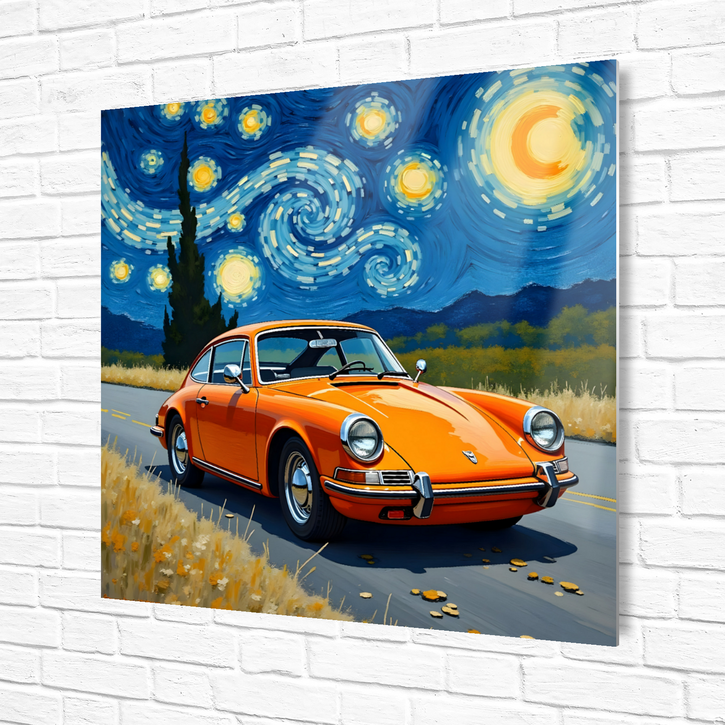 Motor Car 11, Printed on aluminium to enhance colour and detail, unique prints, an enduring gift...