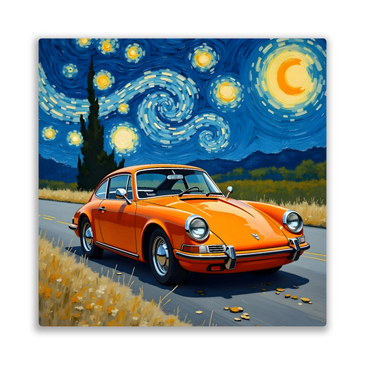 Motor Car 11, Printed on aluminium to enhance colour and detail, unique prints, an enduring gift...