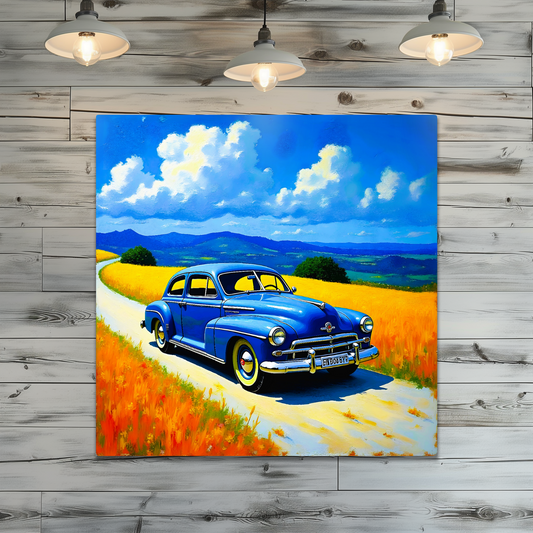 Motor Car 12, Printed on aluminium to enhance colour and detail, unique prints, an enduring gift...