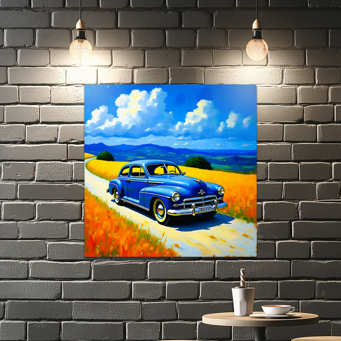 Motor Car 12, Printed on aluminium to enhance colour and detail, unique prints, an enduring gift...