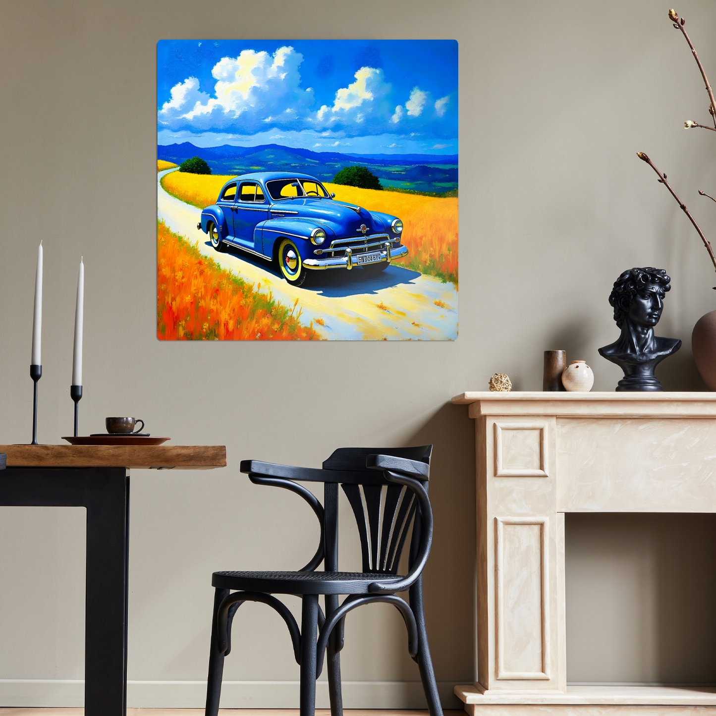 Motor Car 12, Printed on aluminium to enhance colour and detail, unique prints, an enduring gift...