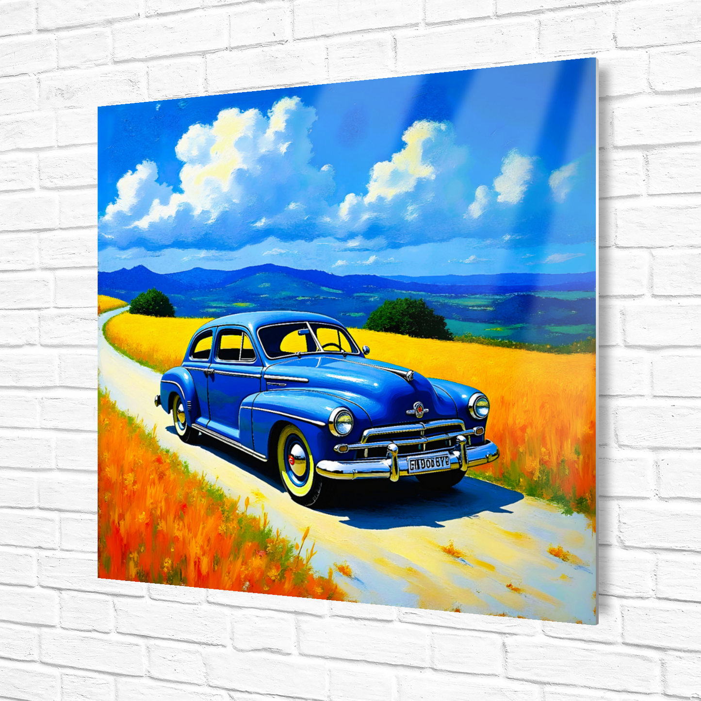 Motor Car 12, Printed on aluminium to enhance colour and detail, unique prints, an enduring gift...