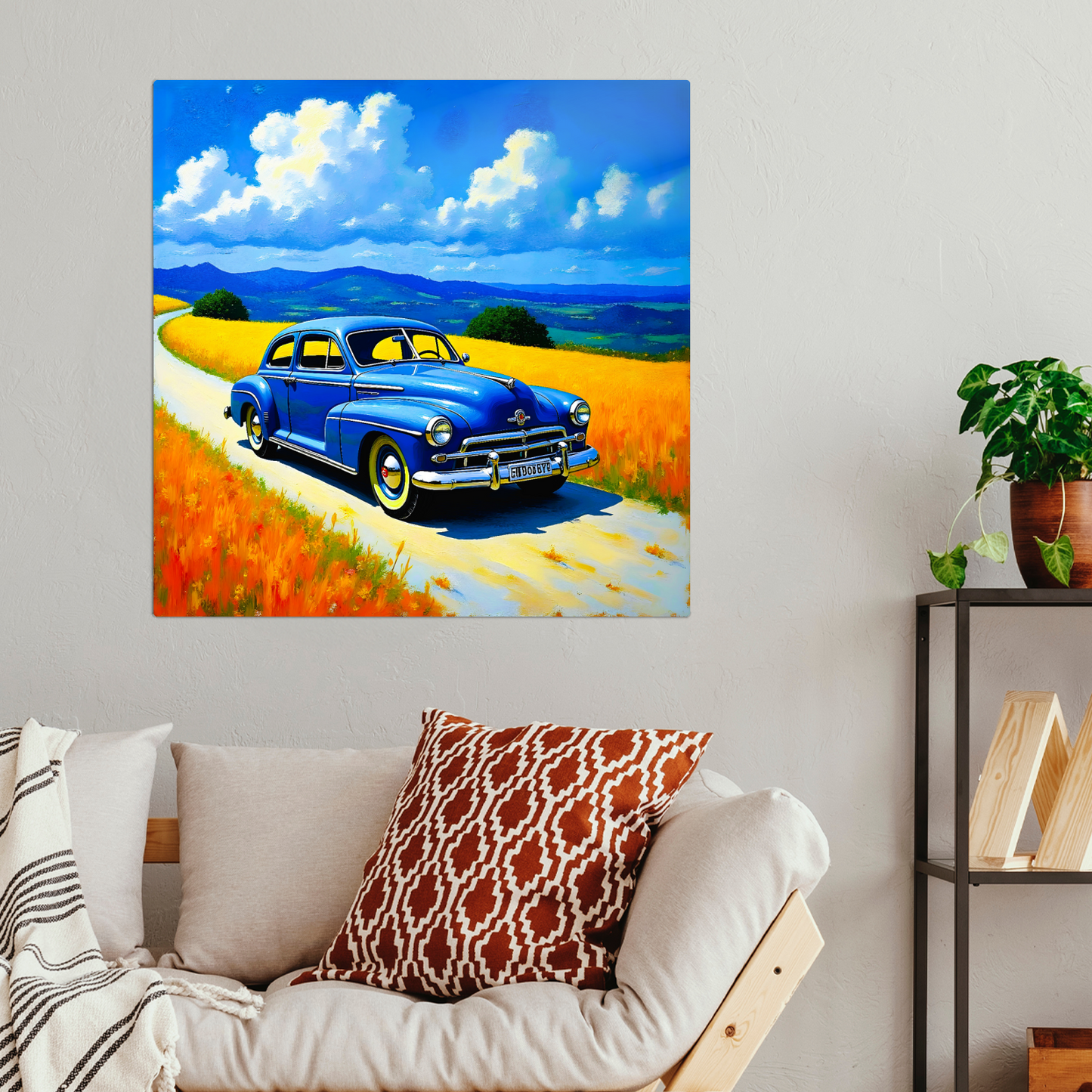 Motor Car 12, Printed on aluminium to enhance colour and detail, unique prints, an enduring gift...