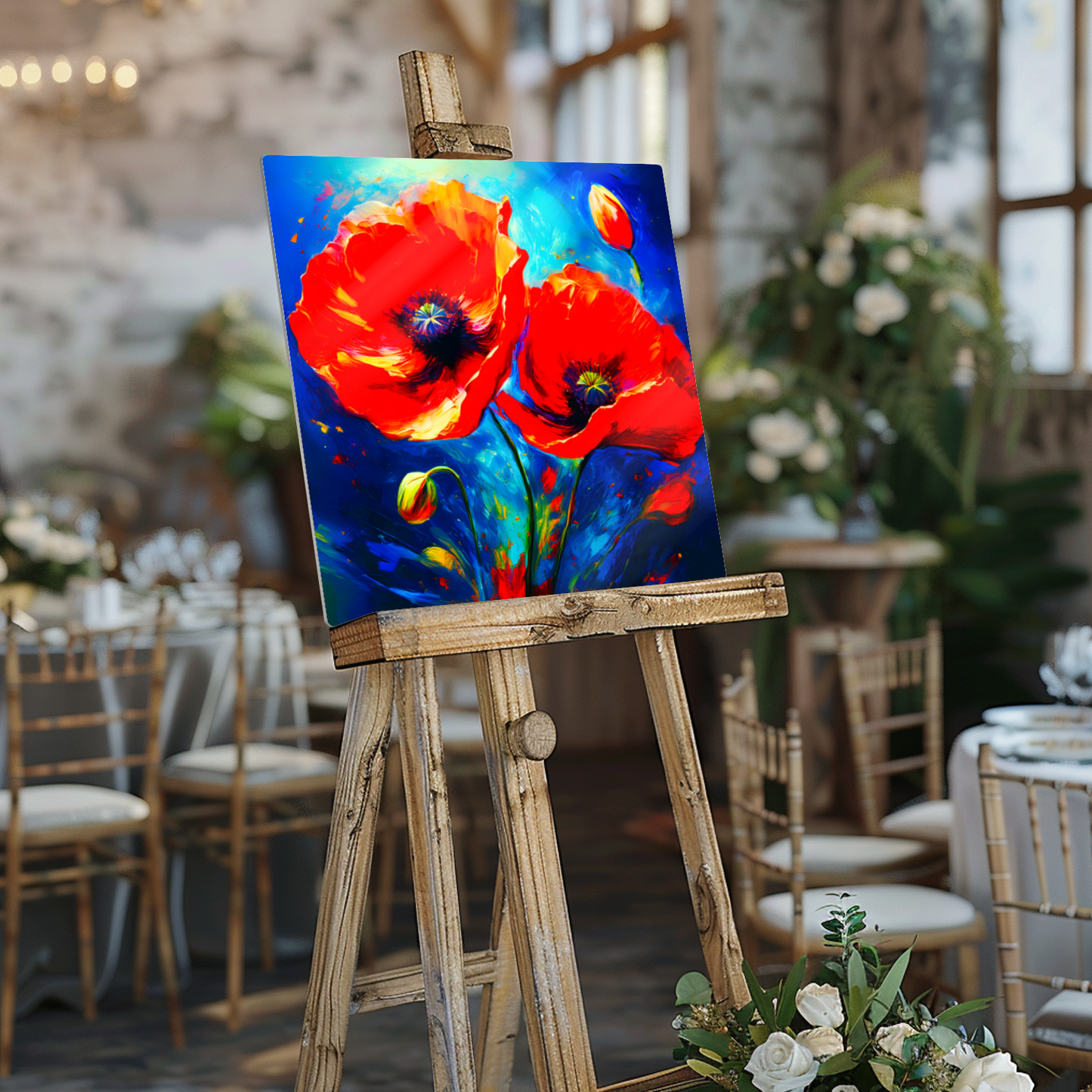 Red Poppy 1, Printed on glossy aluminium to enhance colour and detail, A great gift idea that will endure a lifetime...