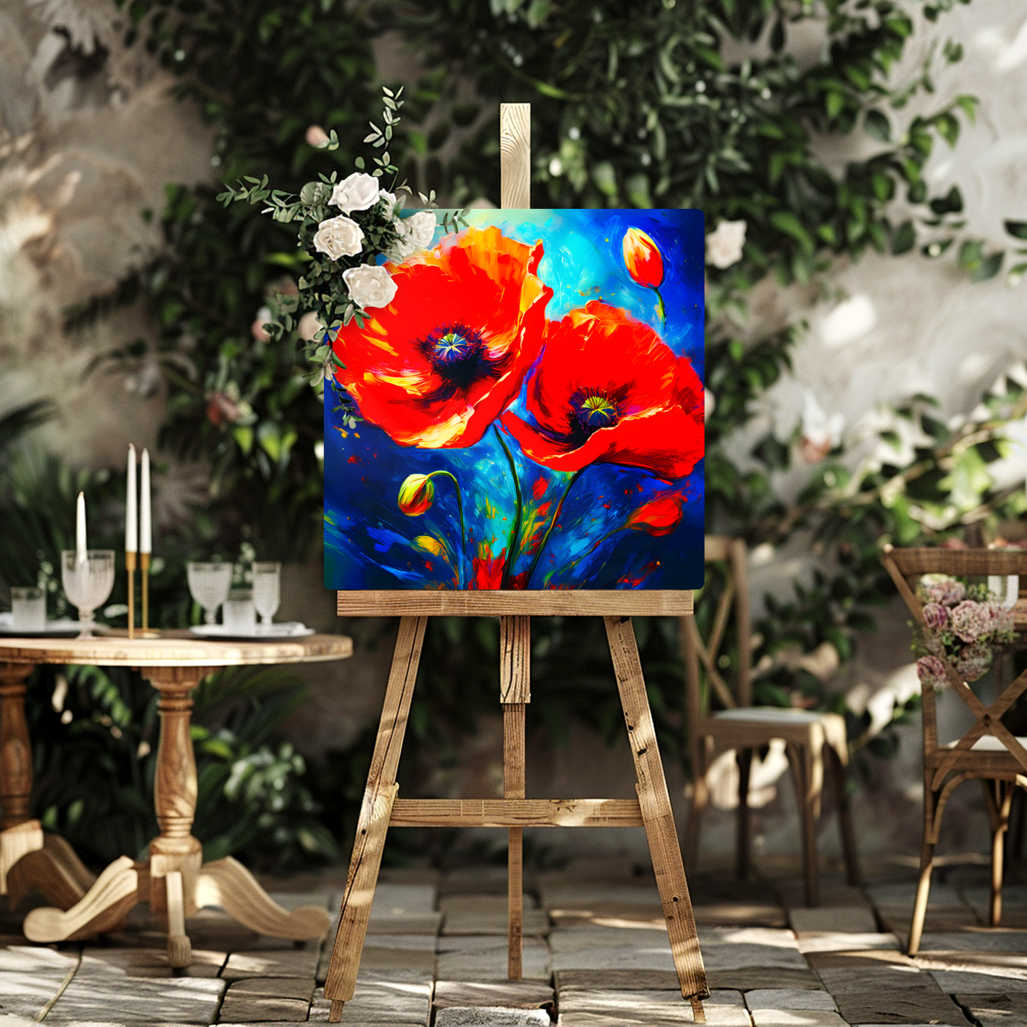 Red Poppy 1, Printed on glossy aluminium to enhance colour and detail, A great gift idea that will endure a lifetime...