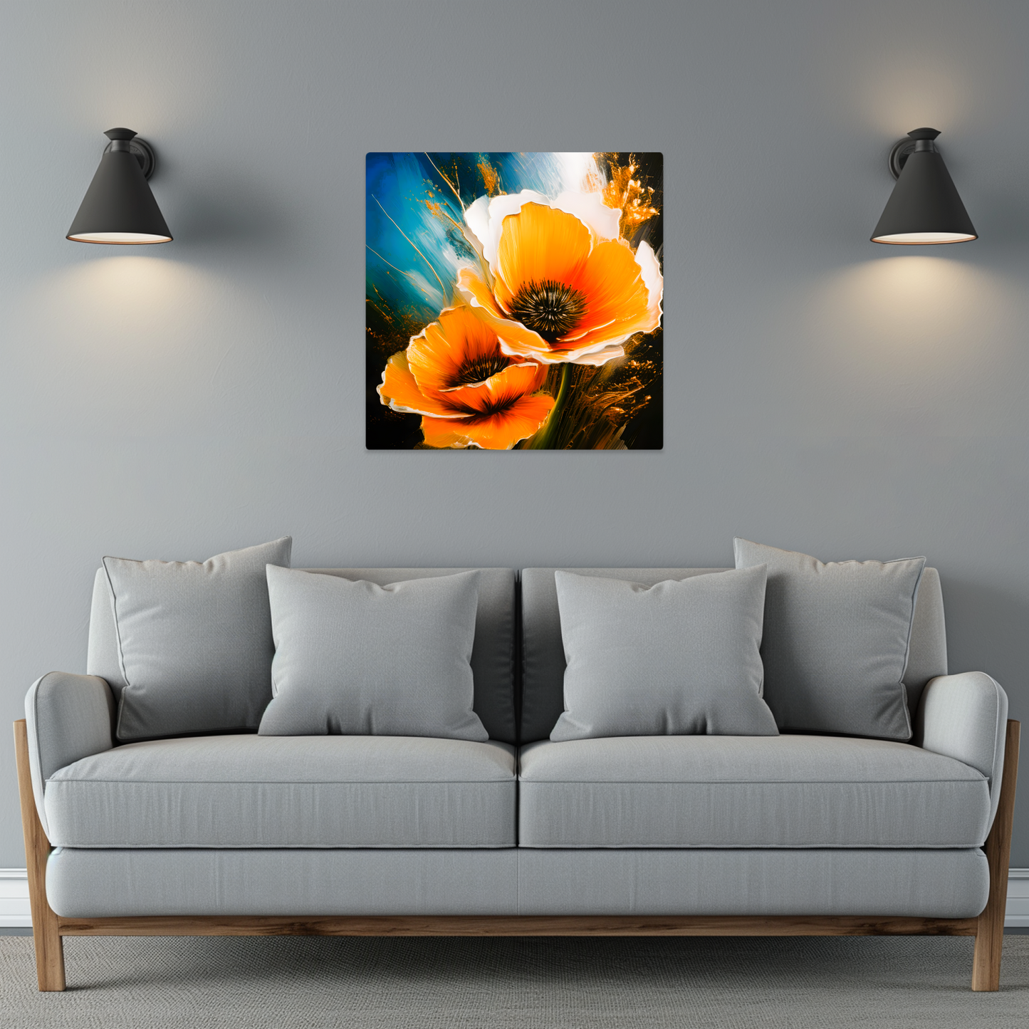 Yellow Poppy, Printed on glossy aluminium to enhance colour and detail. A great gift idea that will endure a lifetime...