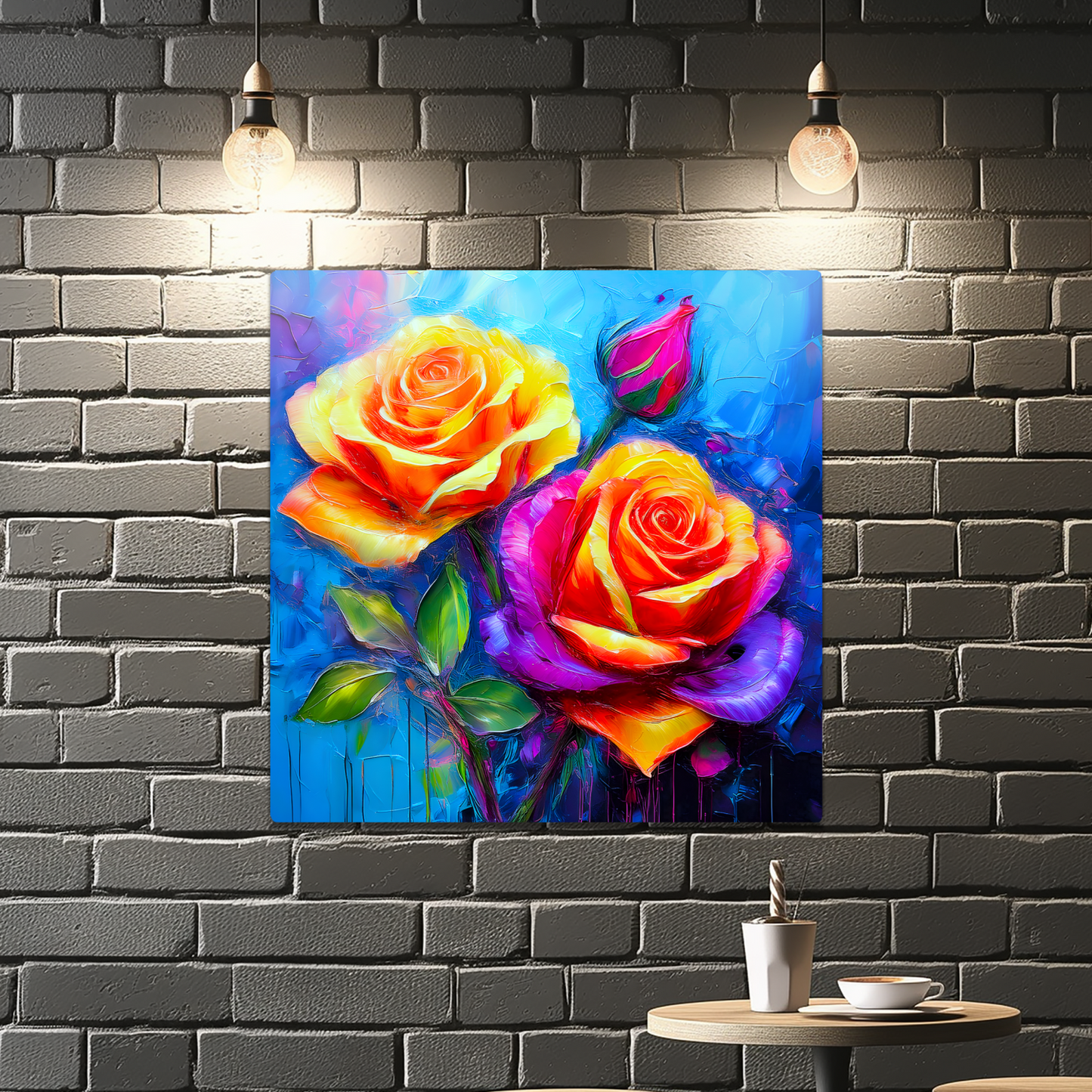 HT Rose 1, Printed on aluminium to enhance colour and detail. A great gift idea that will endure a lifetime...