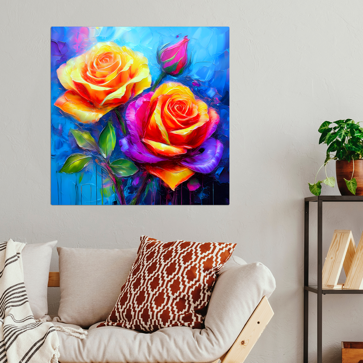 HT Rose 1, Printed on aluminium to enhance colour and detail. A great gift idea that will endure a lifetime...