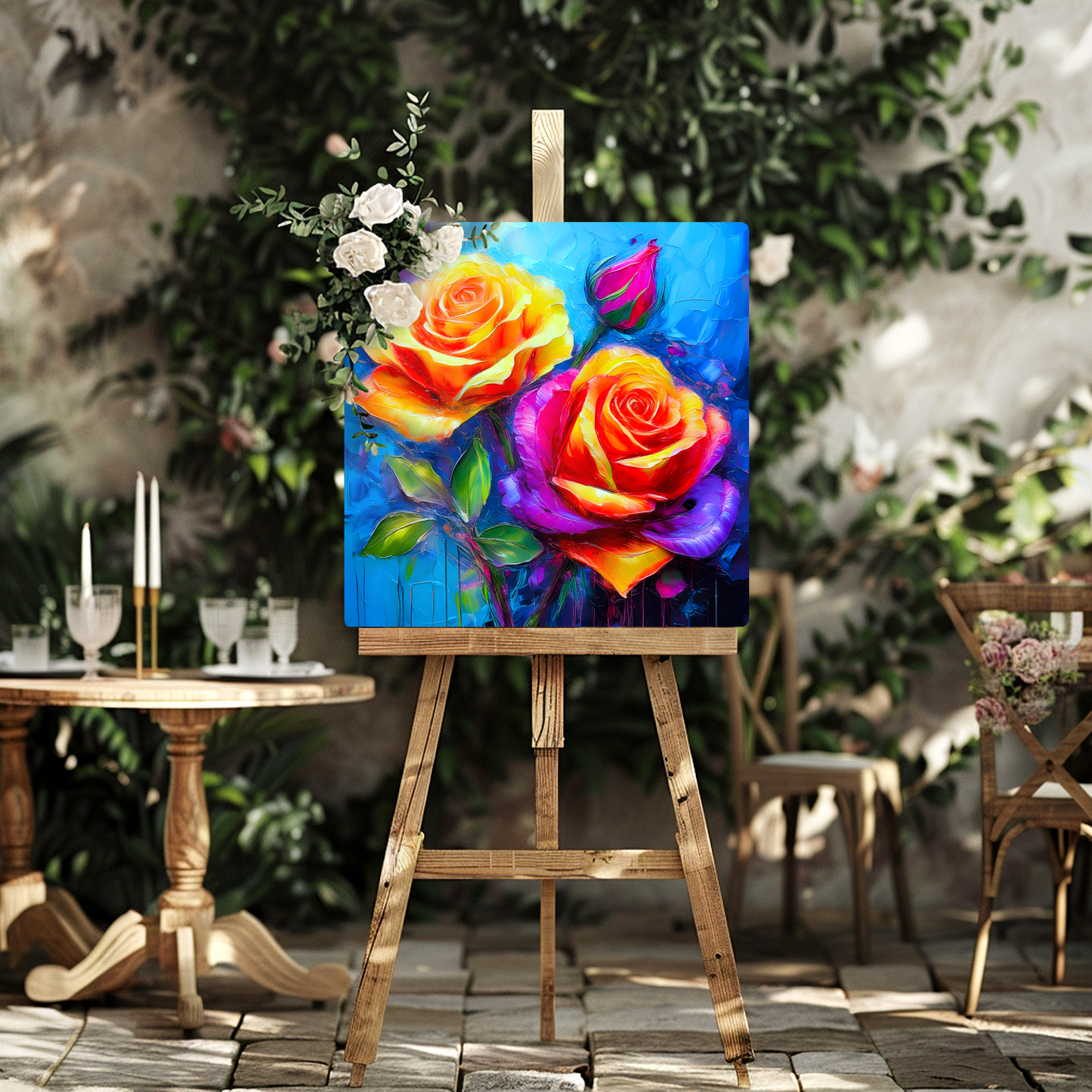 HT Rose 1, Printed on aluminium to enhance colour and detail. A great gift idea that will endure a lifetime...
