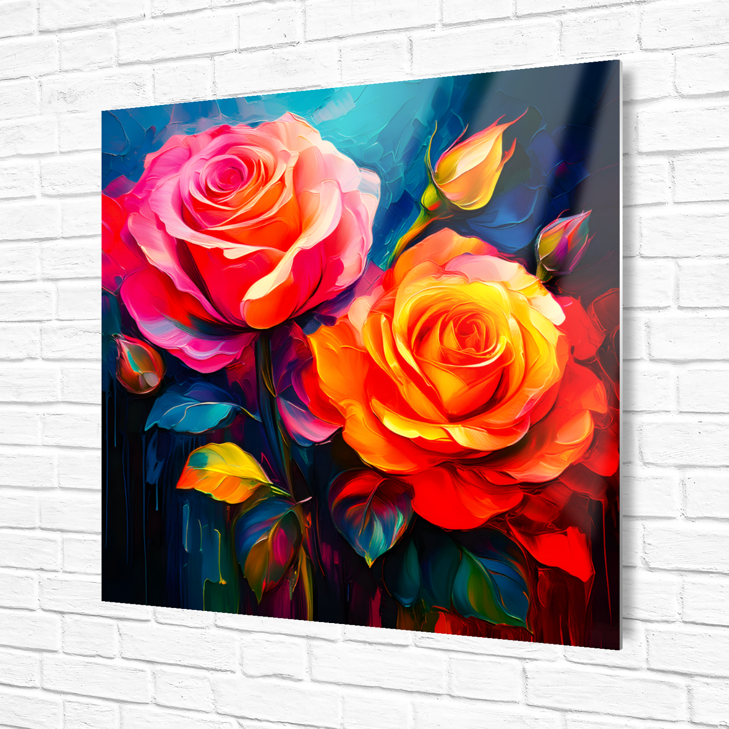 HT Rose 2, Printed on gloss aluminium to enhance colour and detail,great gift idea, unique print, an enduring gift...