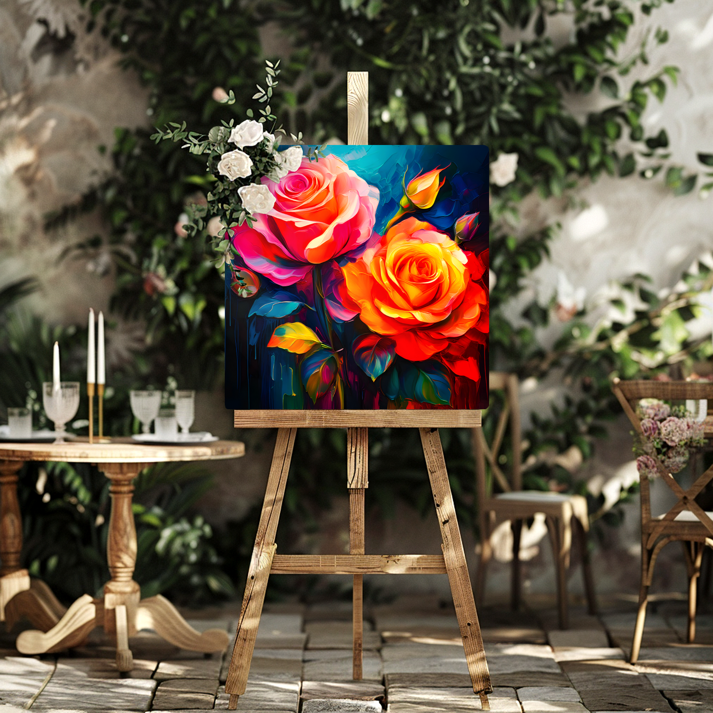 HT Rose 2, Printed on gloss aluminium to enhance colour and detail,great gift idea, unique print, an enduring gift...