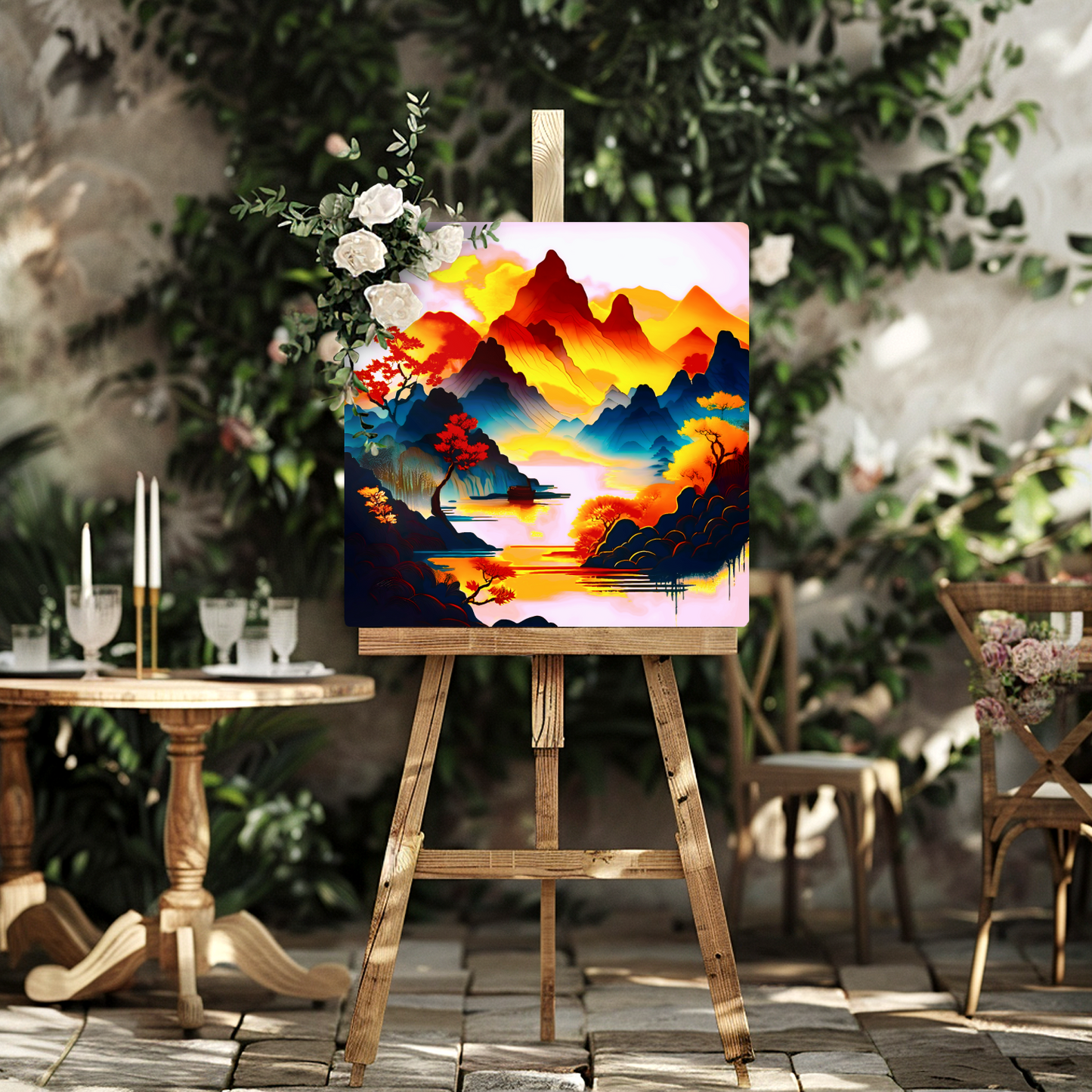 Japanese Art 1, Printed on gloss aluminium to enhance colour and detail, unique print, an enduring gift...