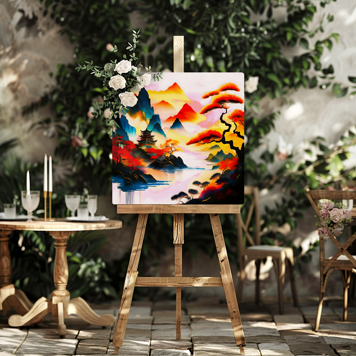 Japanese Art 6, Printed on gloss aluminium to enhance colour and detail, unique print, an enduring gift...