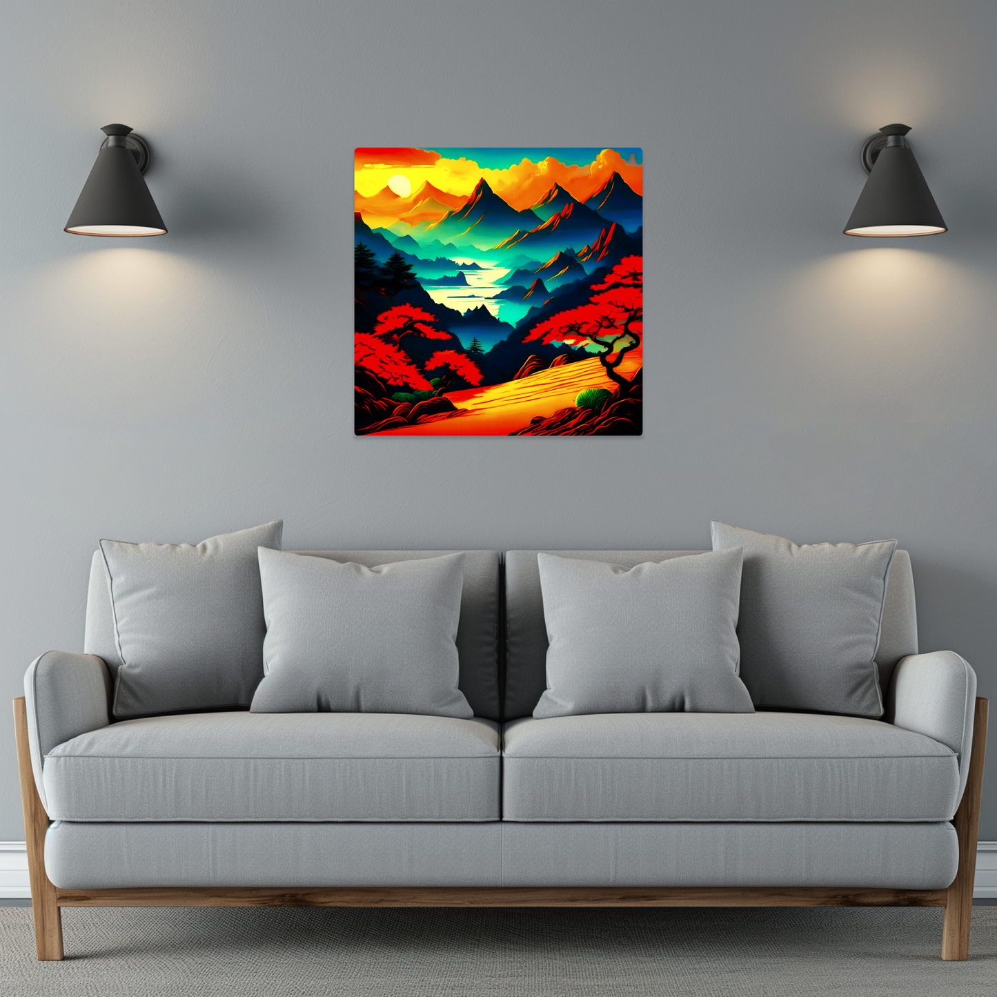 Japanese Art 7. Printed on gloss aluminium to enhance colour and detail, unique print, an enduring gift...