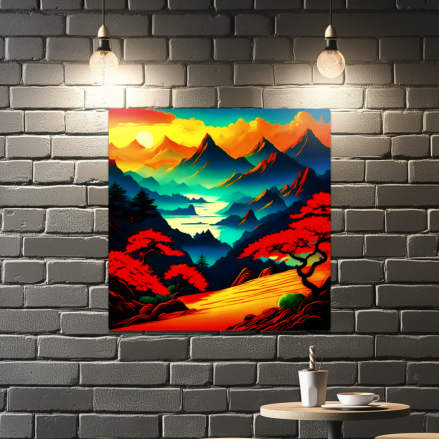 Japanese Art 7. Printed on gloss aluminium to enhance colour and detail, unique print, an enduring gift...