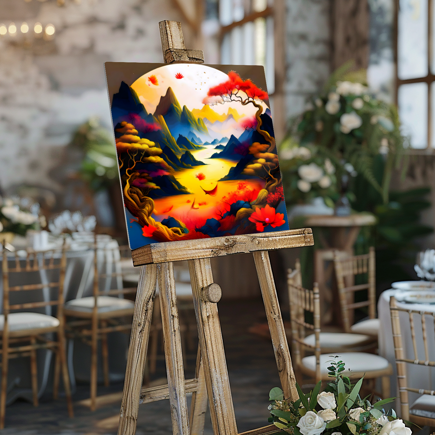 Japanese Art 8, Printed on gloss aluminium to enhance colour and detail, unique print, an enduring gift...