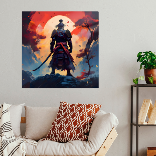 Samurai Warrior 1, Printed on gloss aluminium to enhance colour and detail, unique print, an enduring gift...