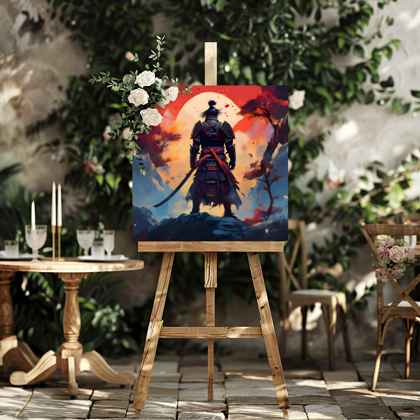 Samurai Warrior 1, Printed on gloss aluminium to enhance colour and detail, unique print, an enduring gift...