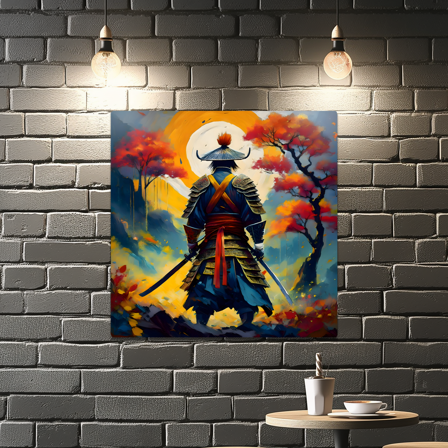 Samurai Warrior 3, Printed on gloss aluminium to enhance colour and detail, unique print, an enduring gift...