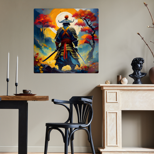 Samurai Warrior 3, Printed on gloss aluminium to enhance colour and detail, unique print, an enduring gift...
