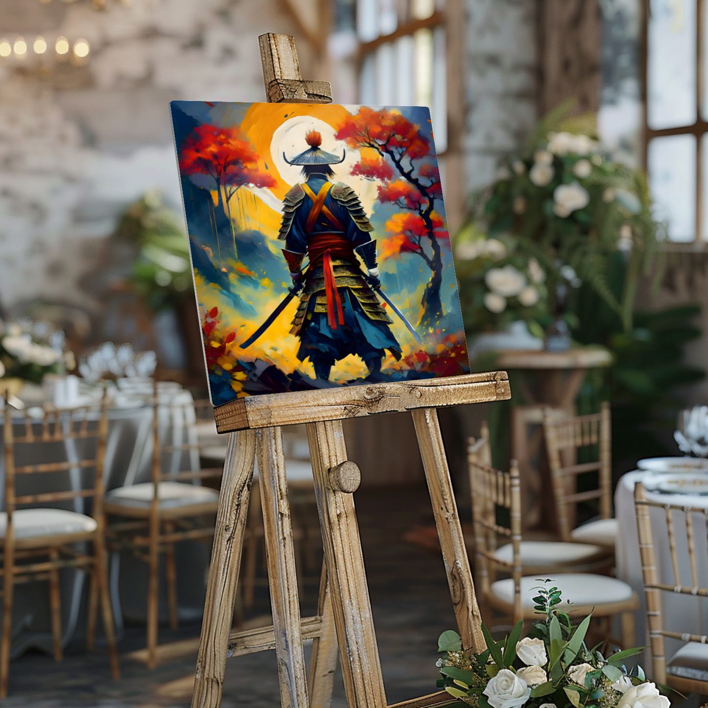 Samurai Warrior 3, Printed on gloss aluminium to enhance colour and detail, unique print, an enduring gift...
