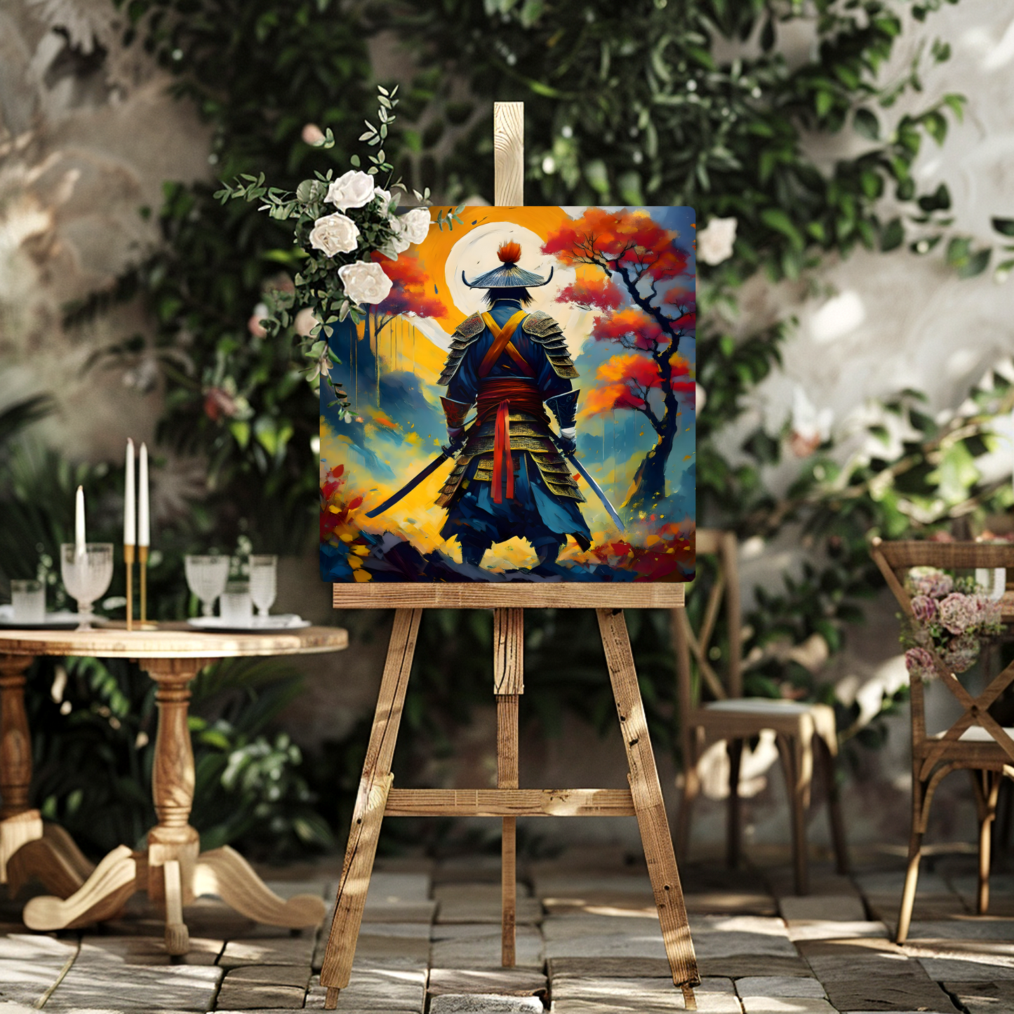 Samurai Warrior 3, Printed on gloss aluminium to enhance colour and detail, unique print, an enduring gift...