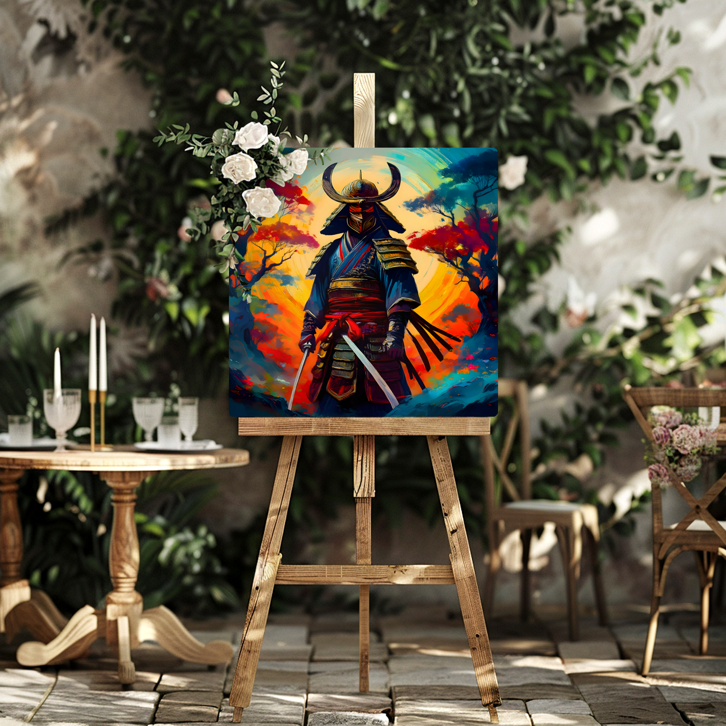 Samuri Warrior 6, Printed on gloss aluminium to enhance colour and detail, unique print, an enduring gift...