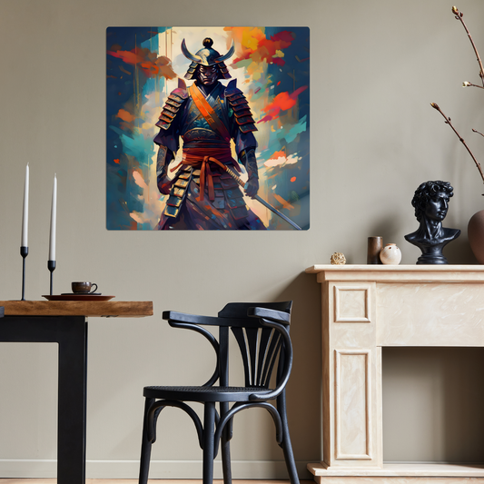 Samuri Warrior 7, Printed on gloss aluminium to enhance colour and detail, unique print, an enduring gift...