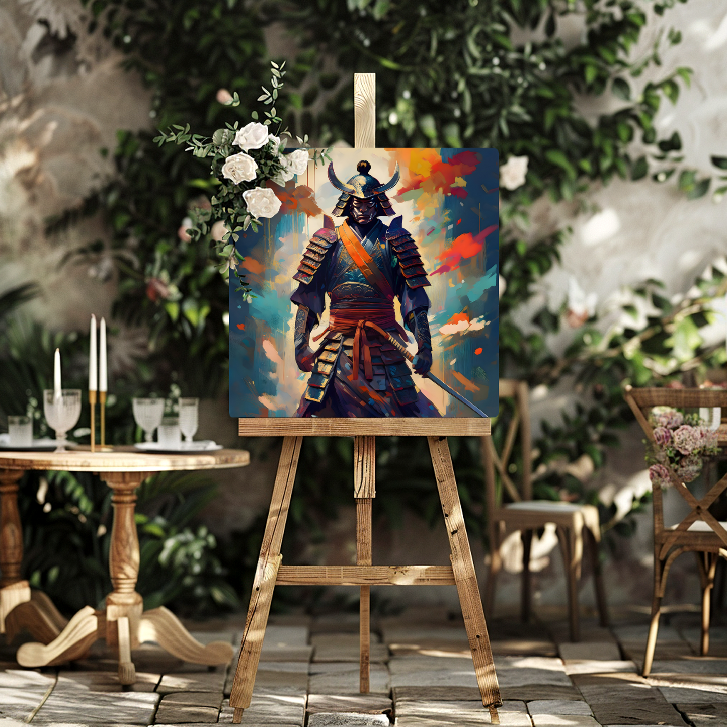 Samuri Warrior 7, Printed on gloss aluminium to enhance colour and detail, unique print, an enduring gift...