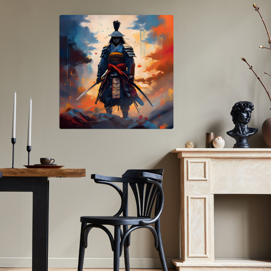 Samuri Warrior 8, Printed on gloss aluminium to enhance colour and detail, unique print, an enduring gift...