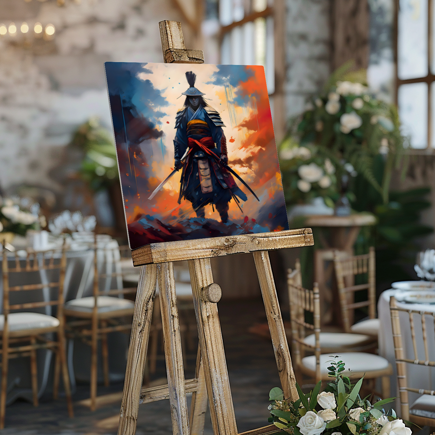 Samuri Warrior 8, Printed on gloss aluminium to enhance colour and detail, unique print, an enduring gift...