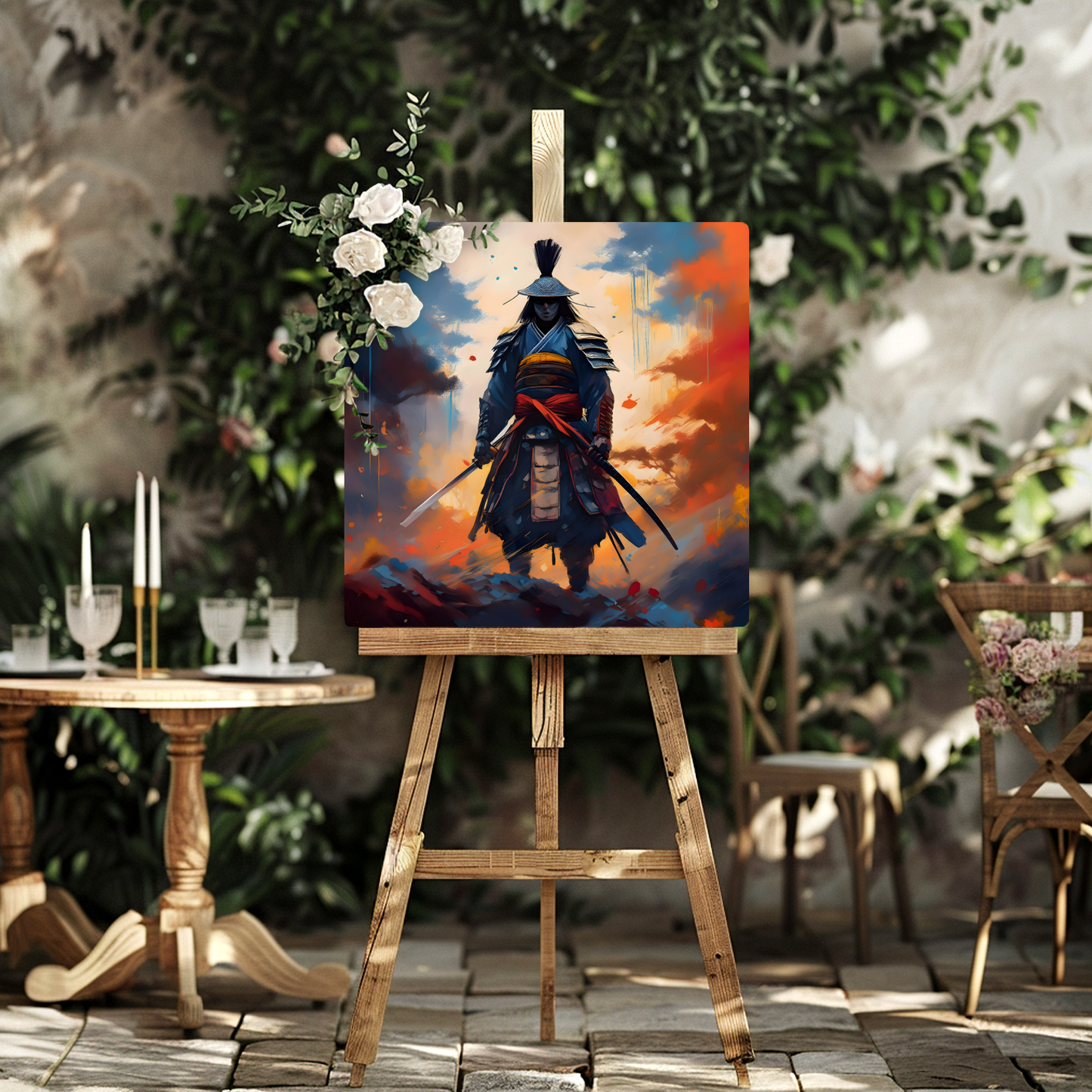 Samuri Warrior 8, Printed on gloss aluminium to enhance colour and detail, unique print, an enduring gift...