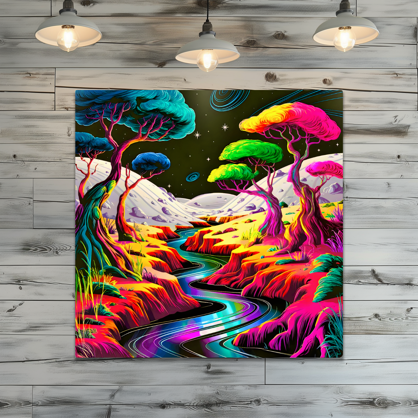 Fantasy World 1, Printed on aluminium to enhance colour and detail. A great gift idea that will endure a lifetime...