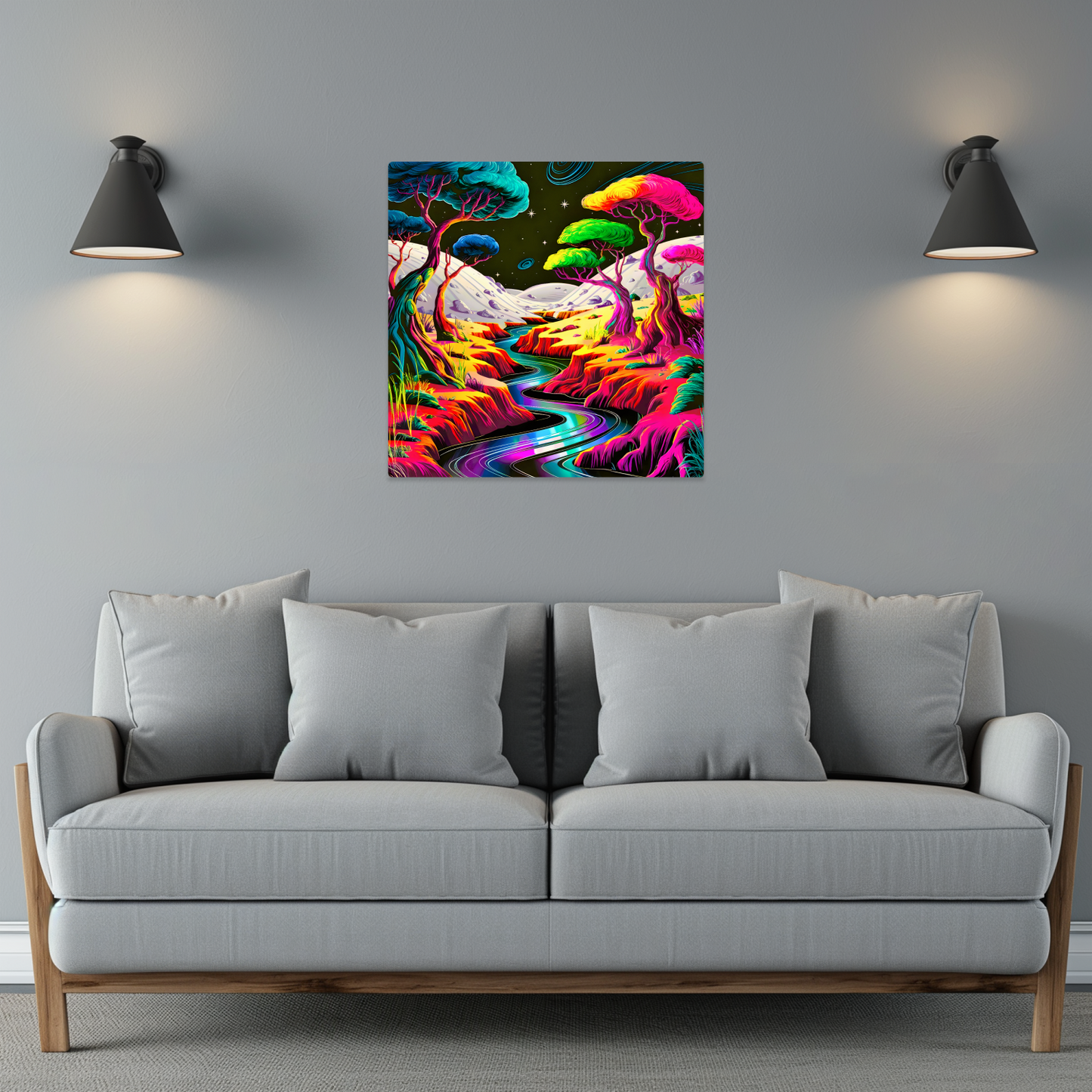 Fantasy World 1, Printed on aluminium to enhance colour and detail. A great gift idea that will endure a lifetime...