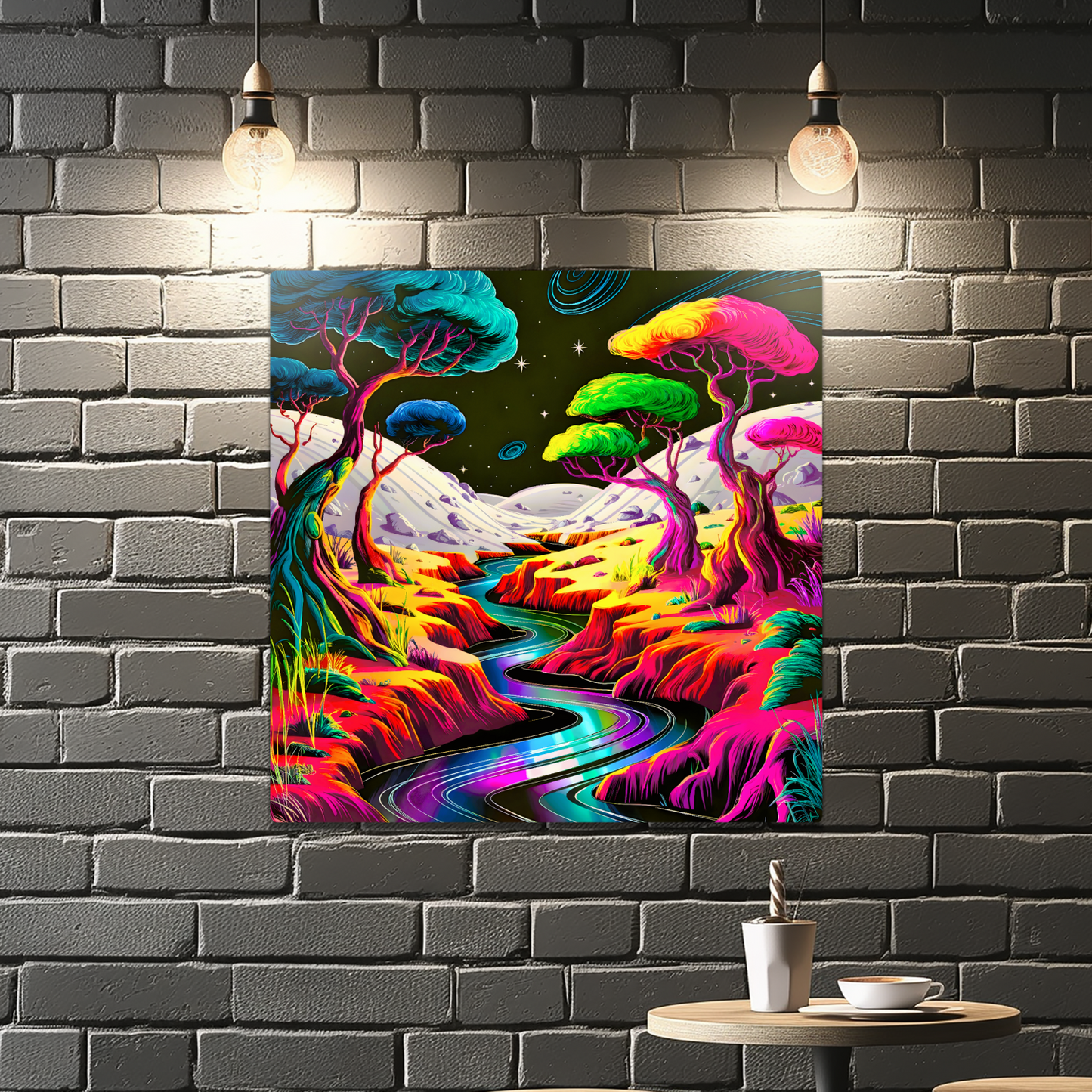 Fantasy World 1, Printed on aluminium to enhance colour and detail. A great gift idea that will endure a lifetime...