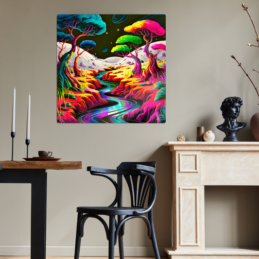 Fantasy World 1, Printed on aluminium to enhance colour and detail. A great gift idea that will endure a lifetime...