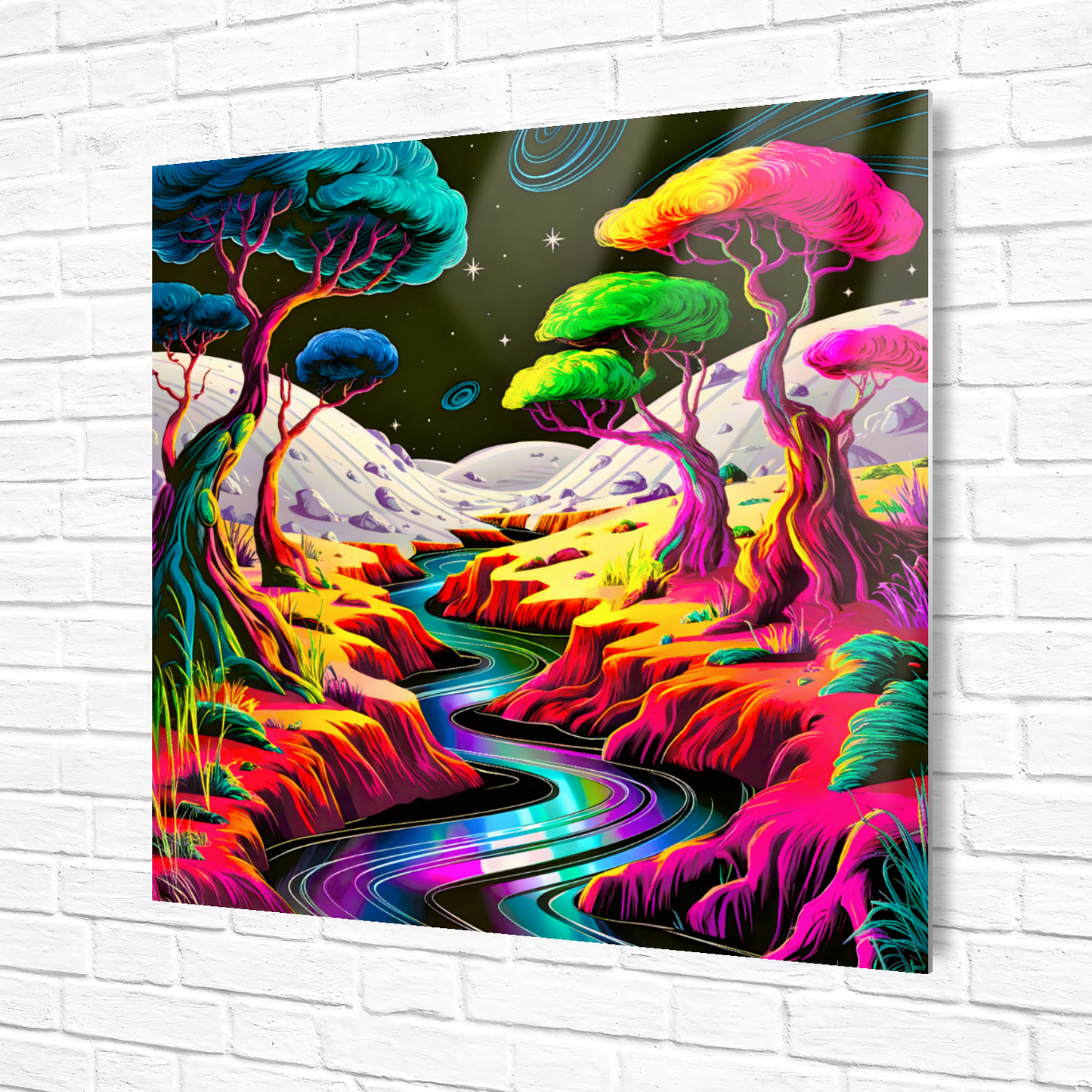 Fantasy World 1, Printed on aluminium to enhance colour and detail. A great gift idea that will endure a lifetime...